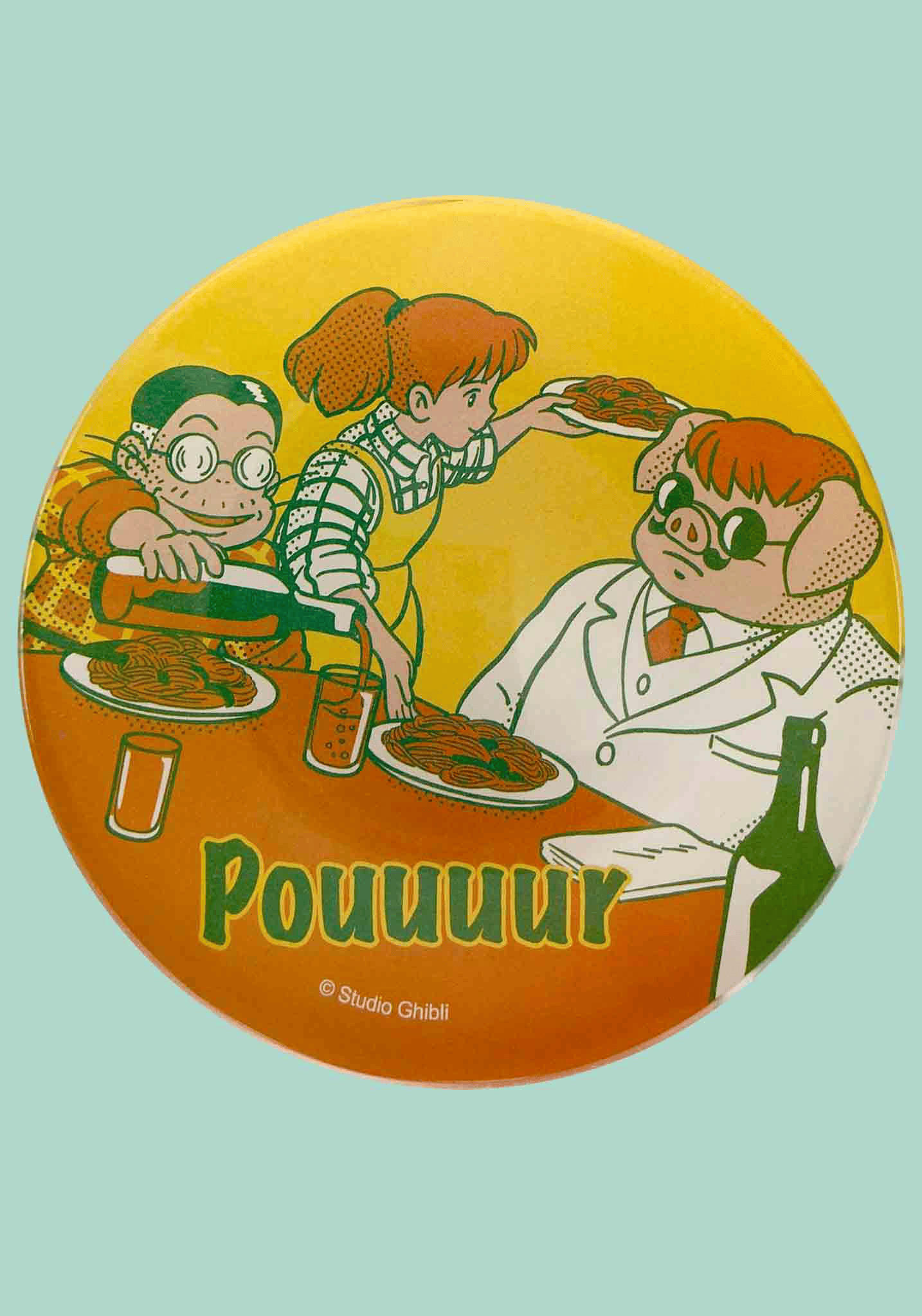 Porco Rosso Yummy Mini Glass Plate (Pouuuur)