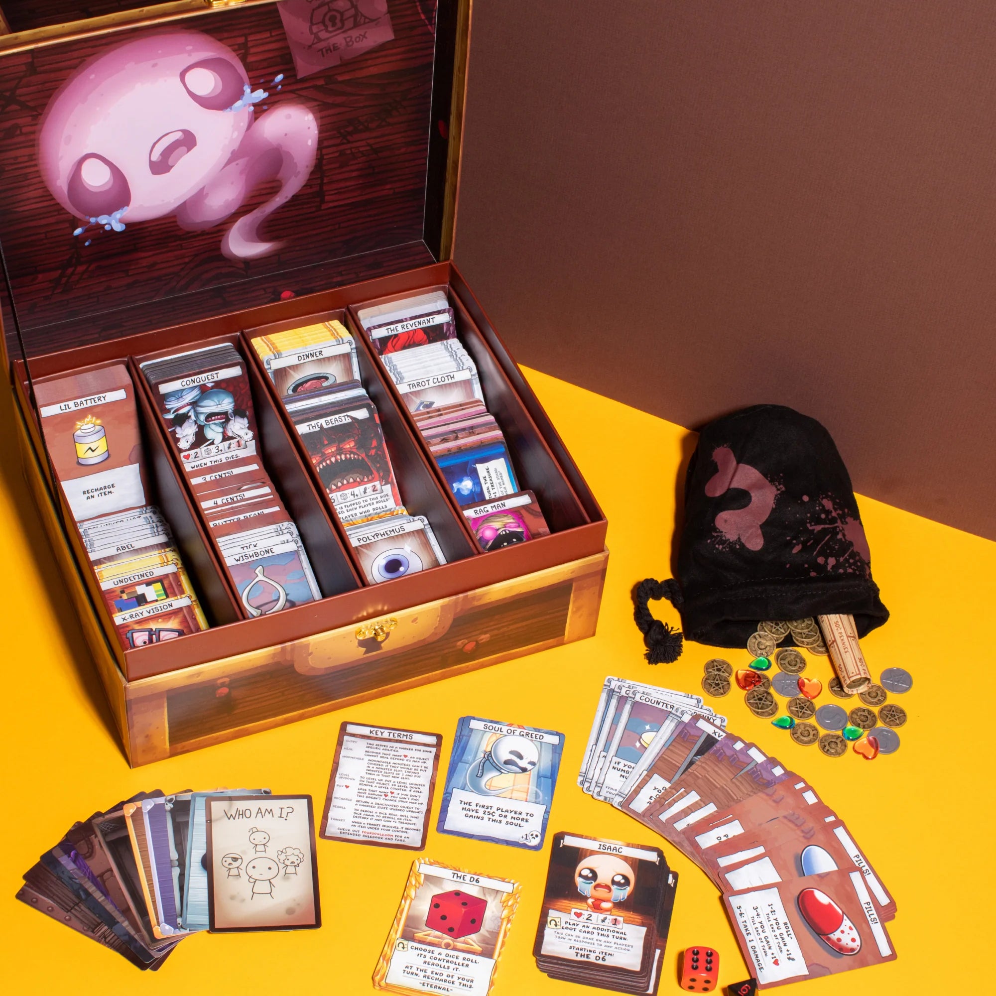 Caja de coleccionista definitiva de The Binding of Isaac: Four Souls Requiem