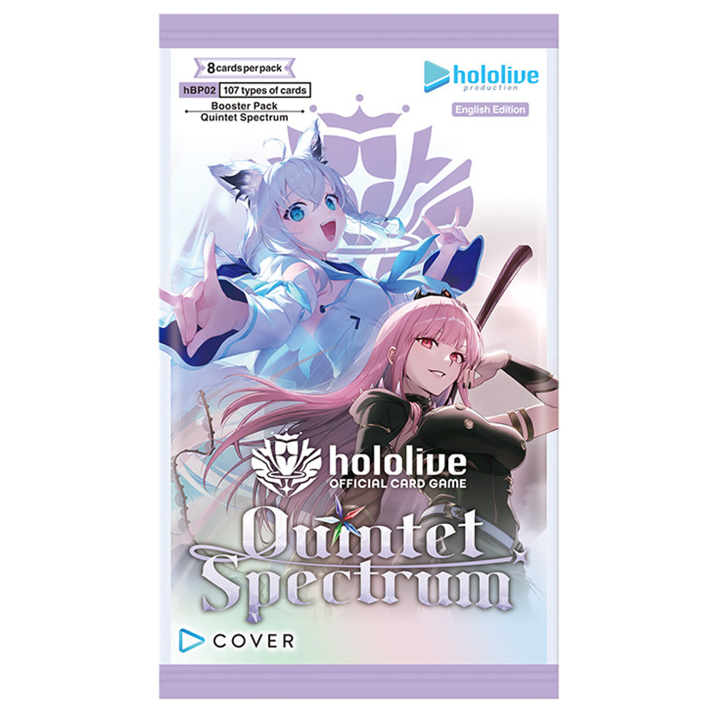 HoloLive Official Card Game: Quintet Spectrum Booster Pack