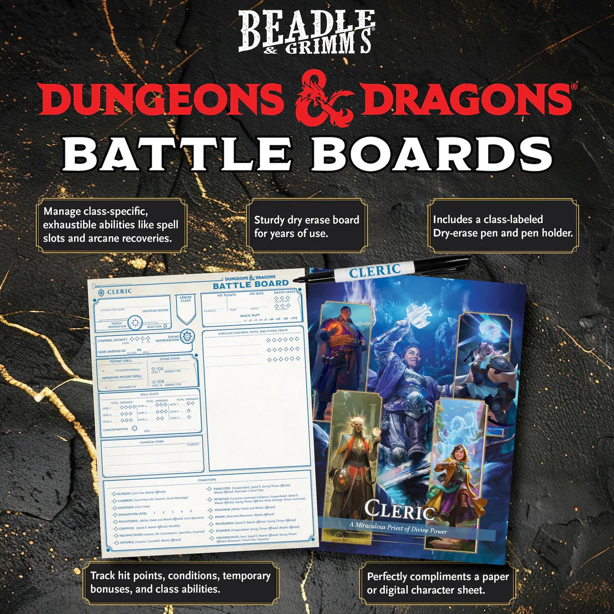 Dungeons & Dragons Battle Board CLERIC