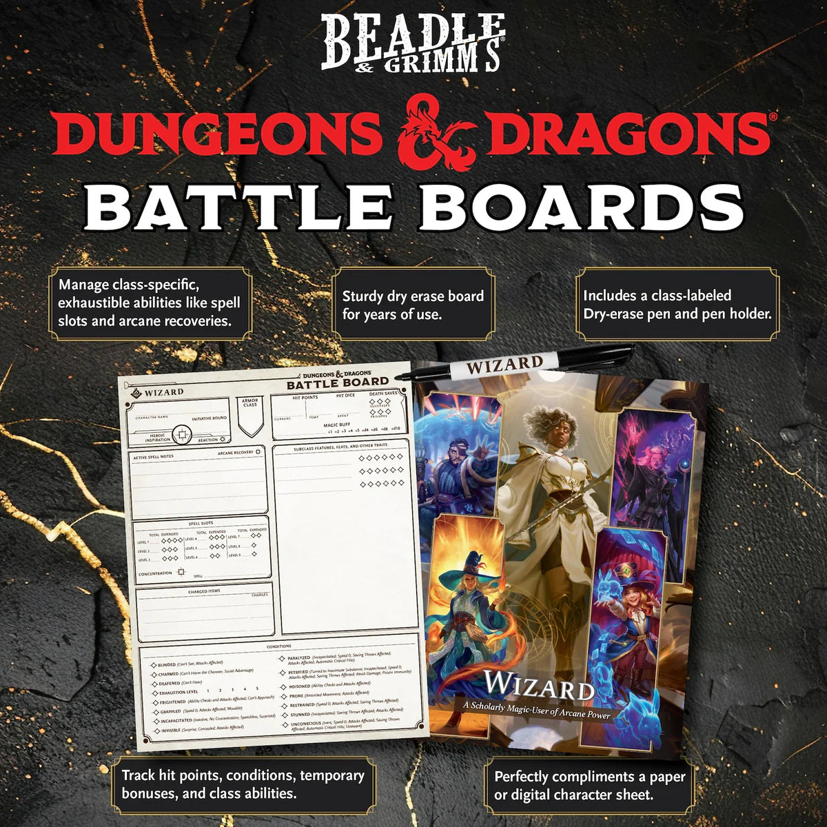 Dungeons & Dragons Battle Board WIZARD