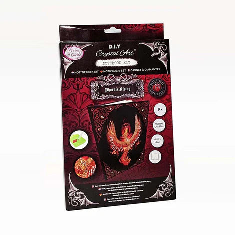 Crystal Art Notebook Kit: Phoenix Rising
