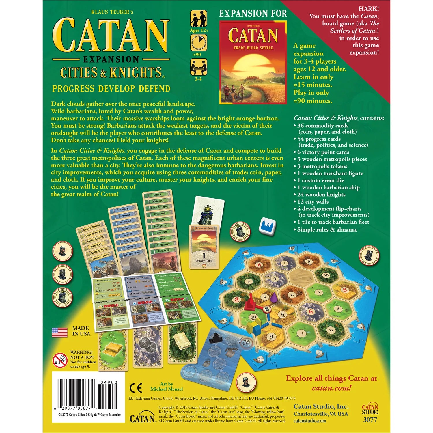 Catan Expansion Cities & Knights (5th Edition)
