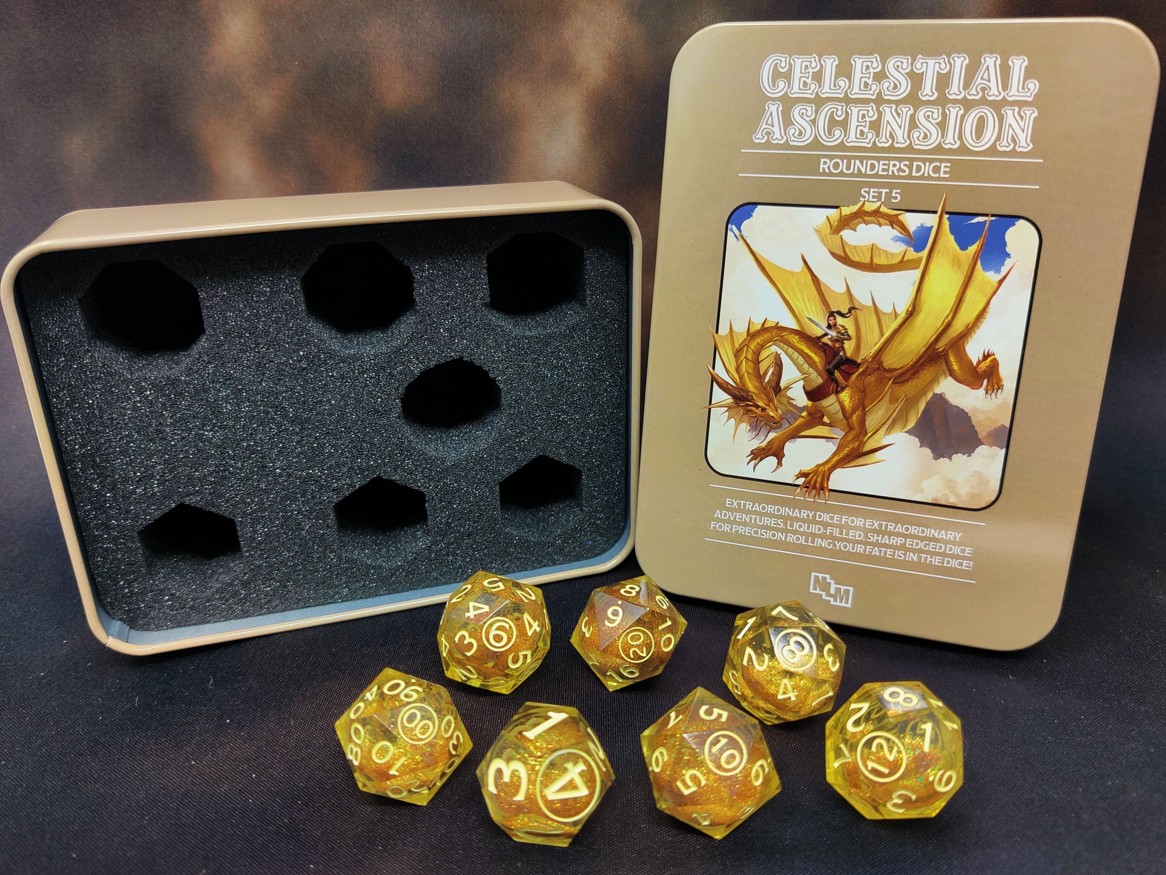 Rounders Dice Set 5: Celestial Ascension (Preorder)