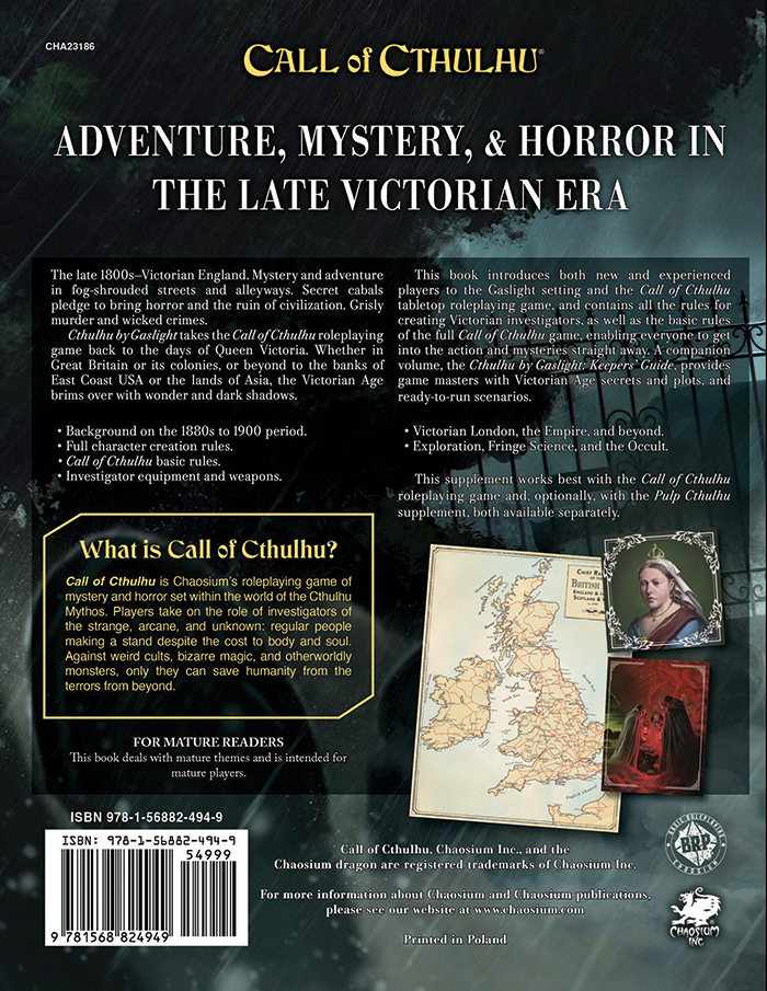 Call of Cthulhu: Cthulhu by Gaslight - Investigator's Guide