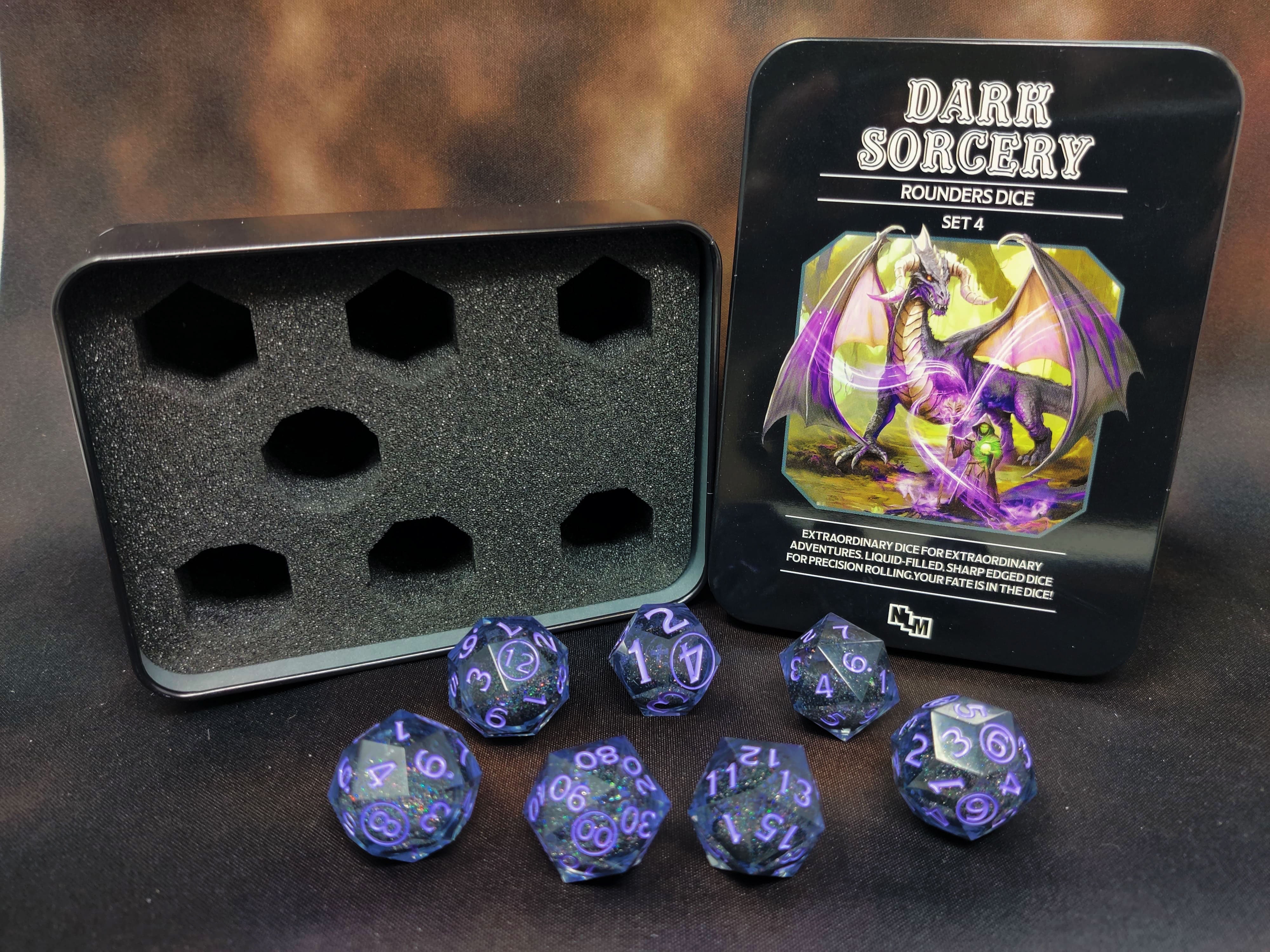 Rounders Dice Set 4: Dark Sorcery (Preorder)