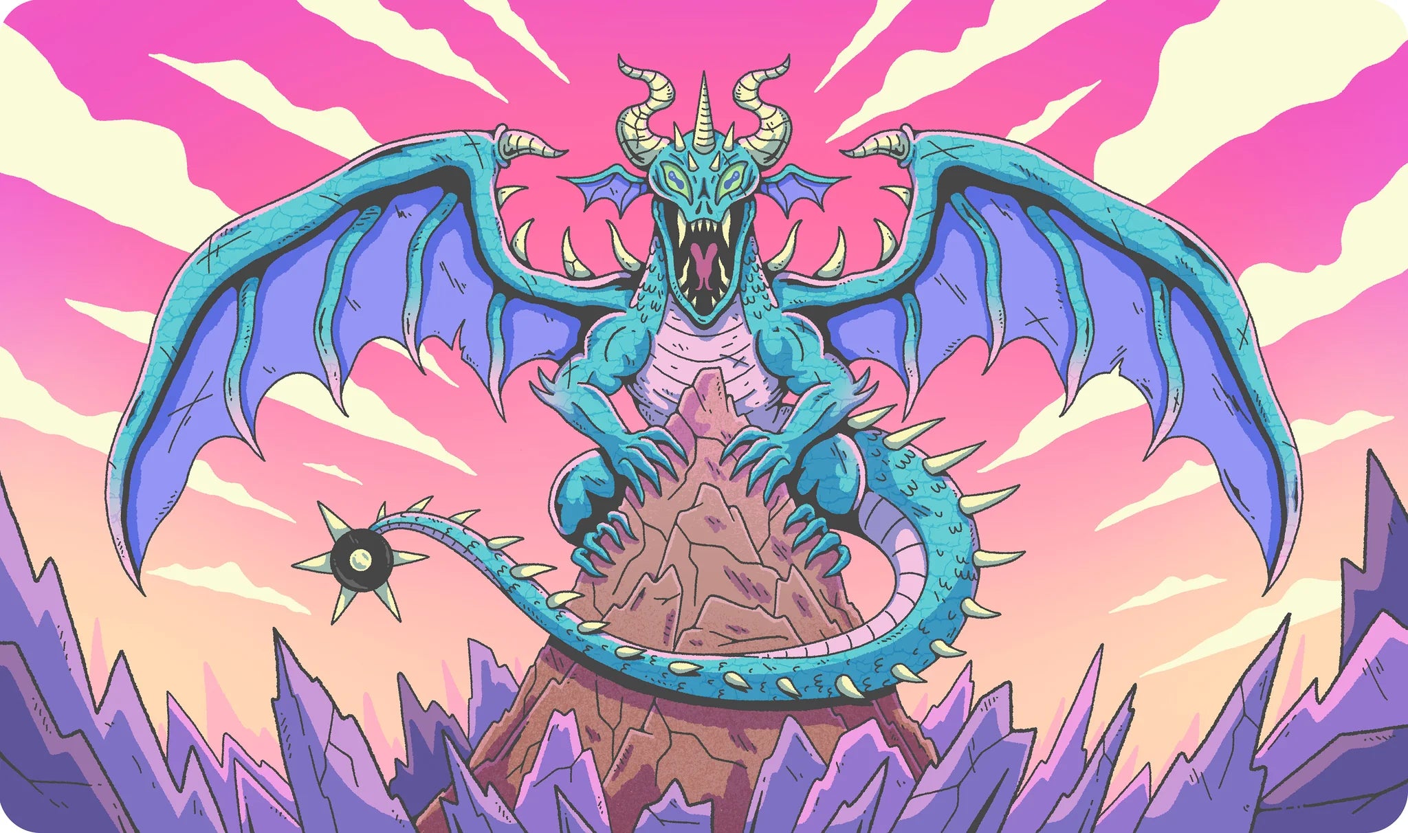 Dragon's Peak Playmat