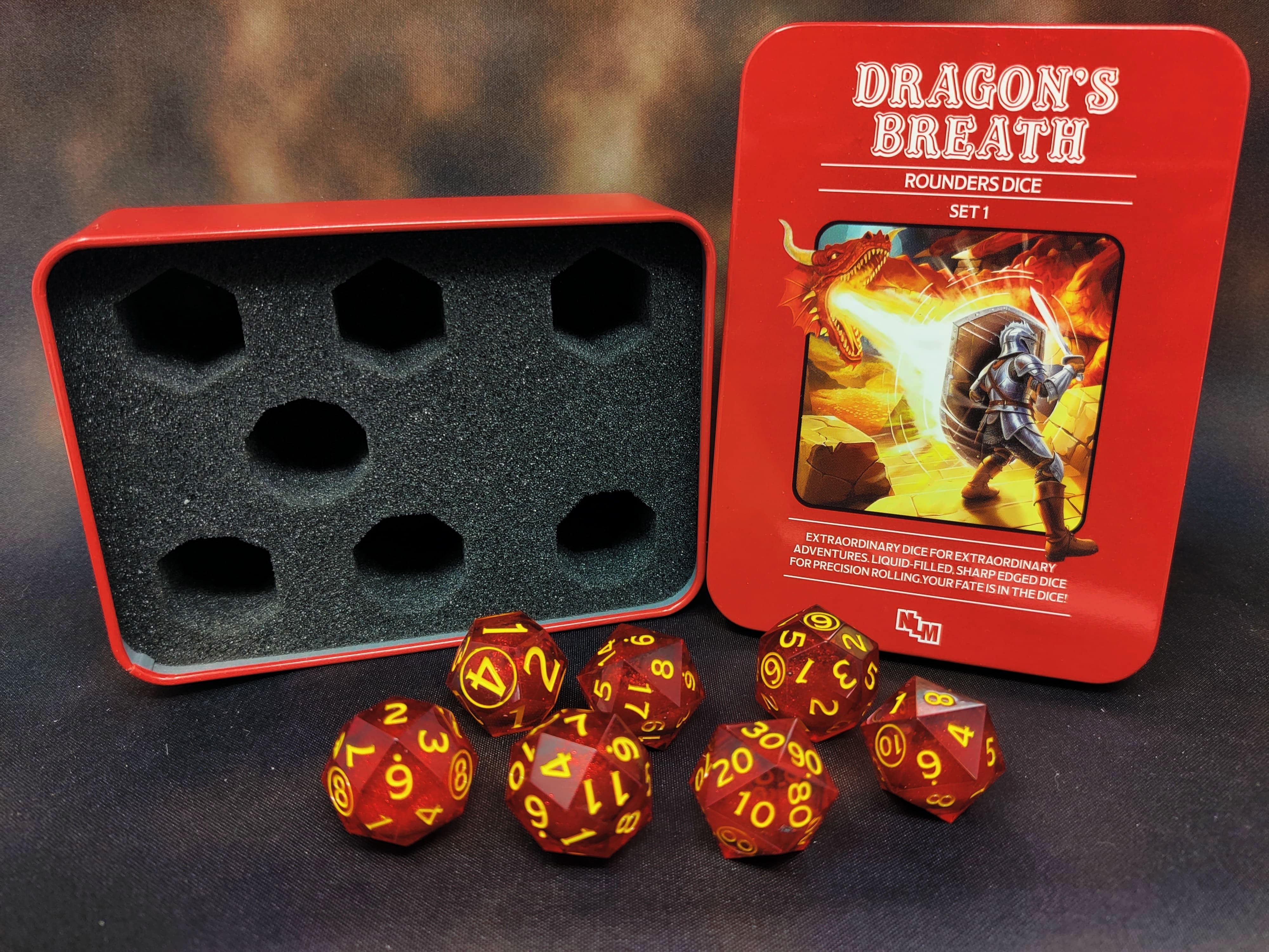 Rounders Dice Set 1: Dragon's Breath (Preorder)