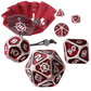 Enamel Dice With Drawstring Pouch