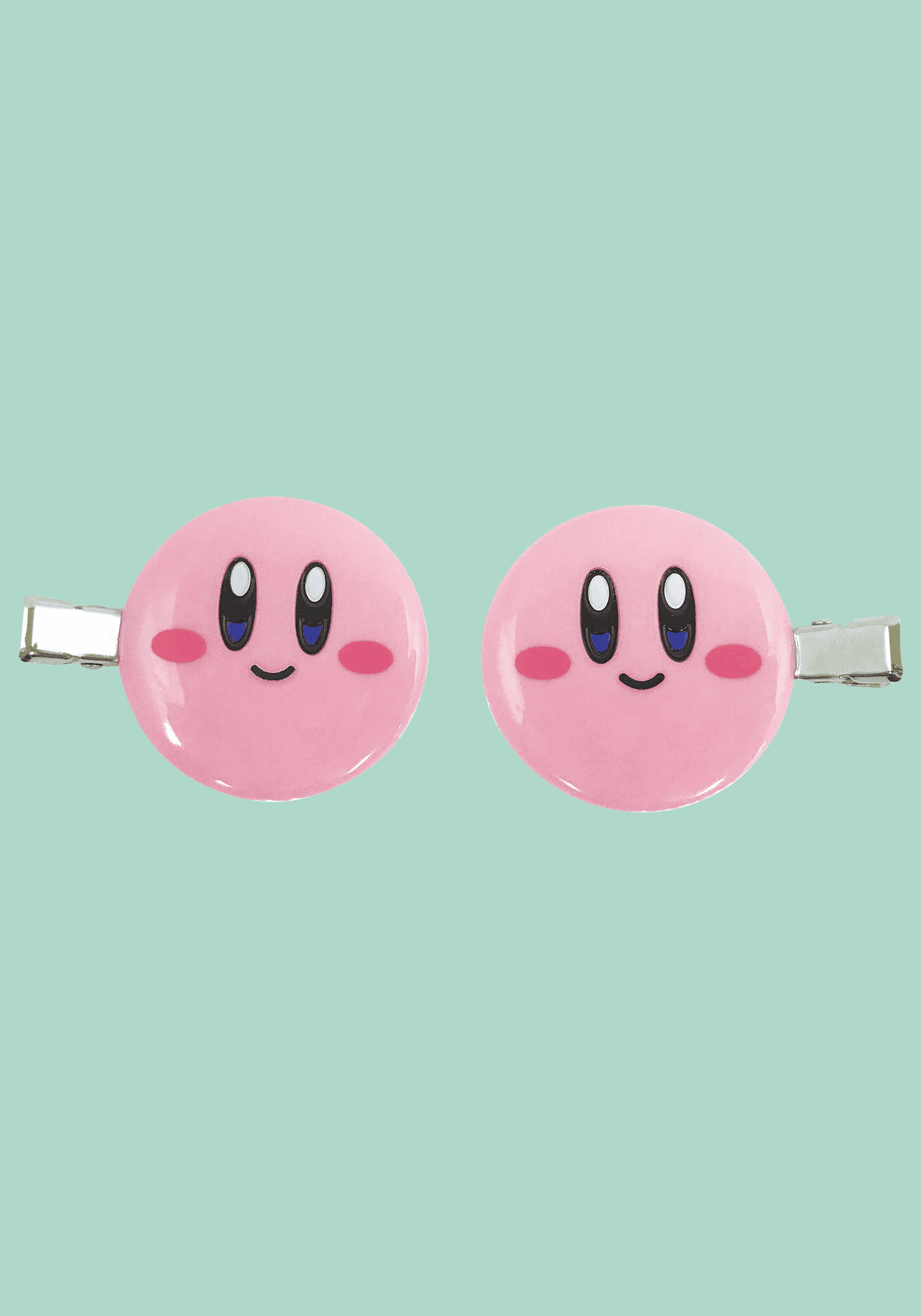 Kirby Hair Clip 2pcs Set (Kirby)