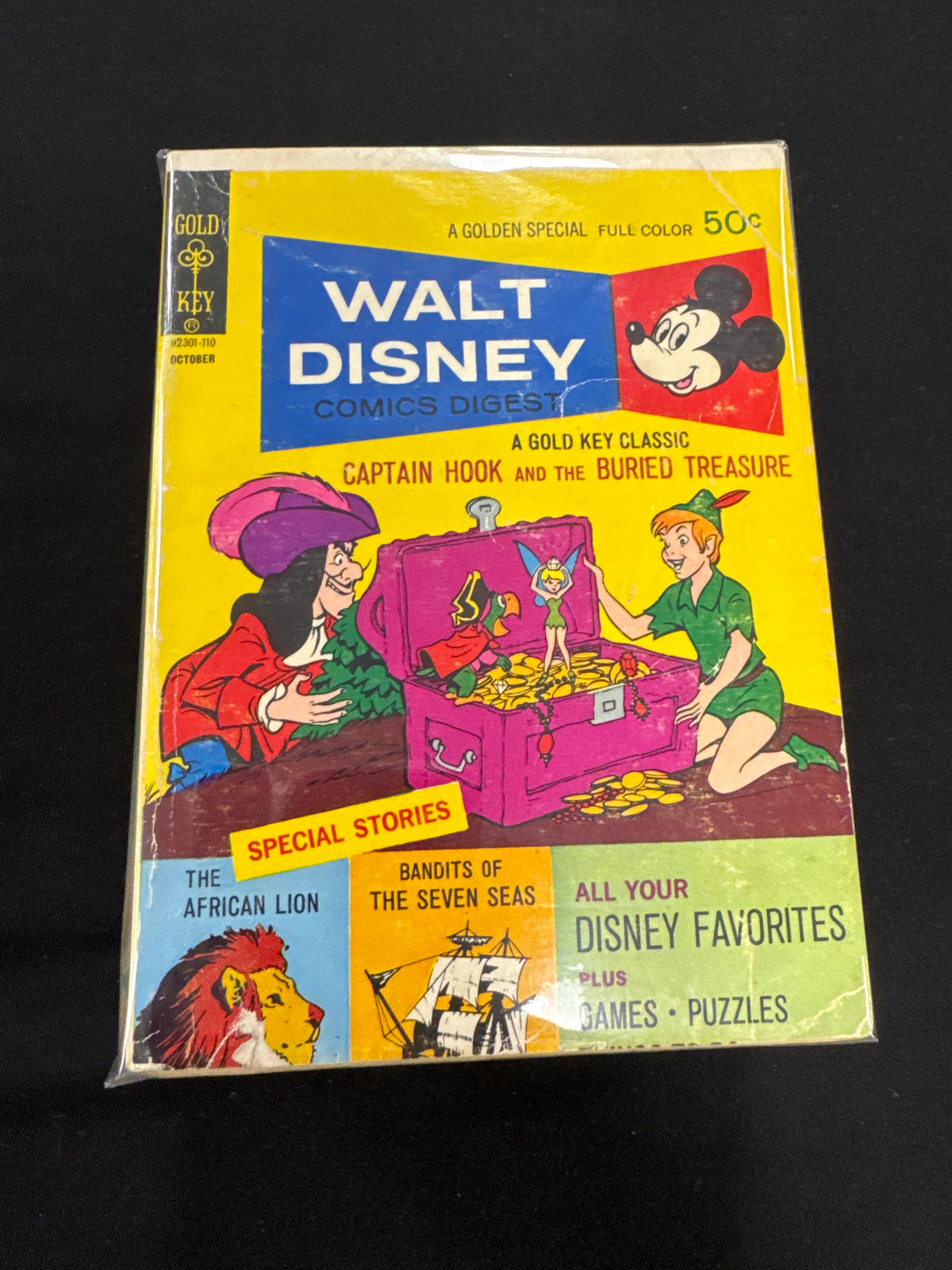 Walt Disney Comics Digest #31, 34, 37, 38, 40, 43–46 – Gold Key Classics 9-Issue Bundle (1971–1974)
