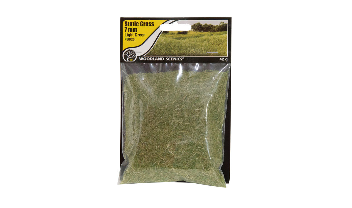 Woodland Scenics: Static Grass - Light Green (7mm)