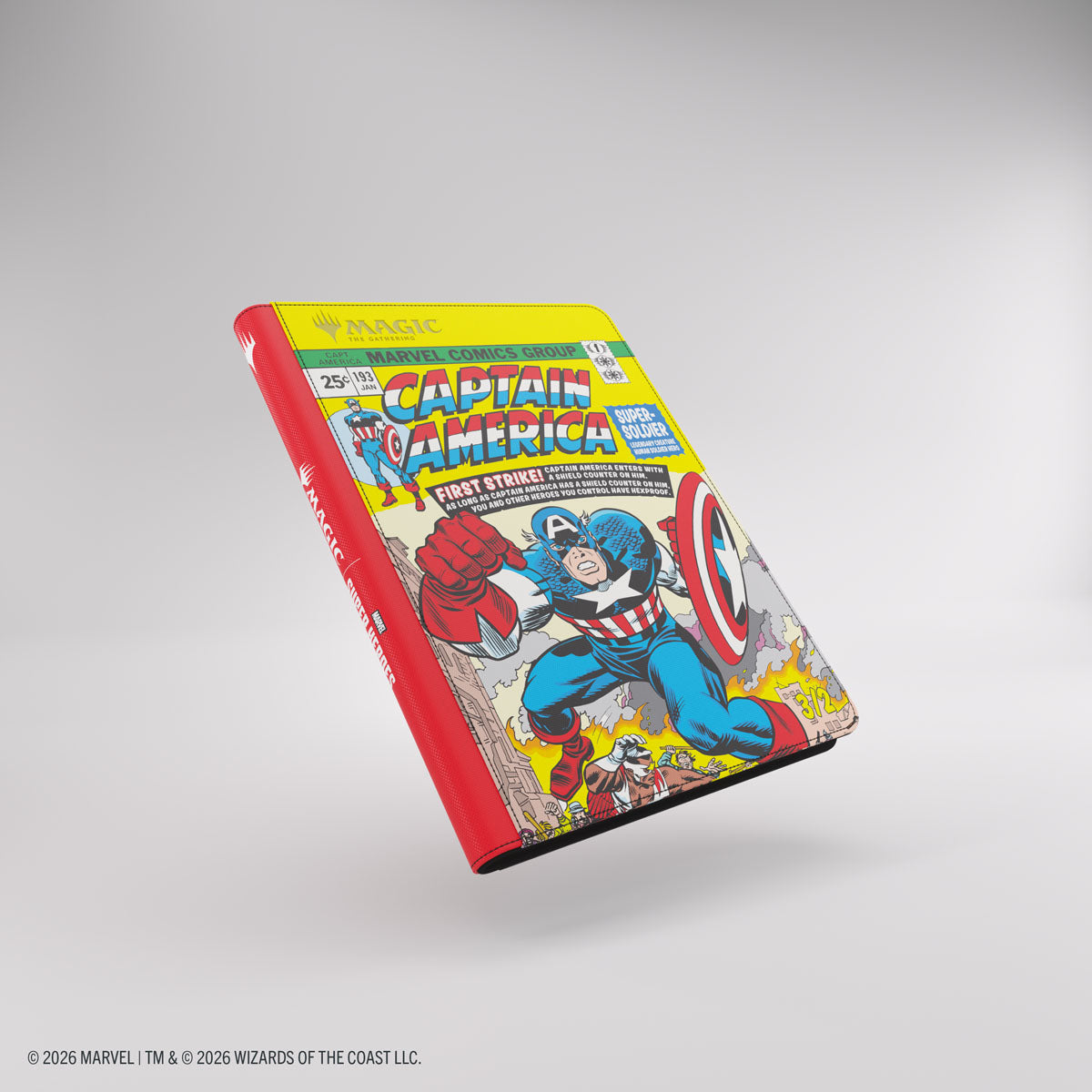 Gamegenic: Magic The Gathering: Msh Marvel Super Heroes: 18-Pocket Zip-Up Album: Captain America And Black Panther image 5