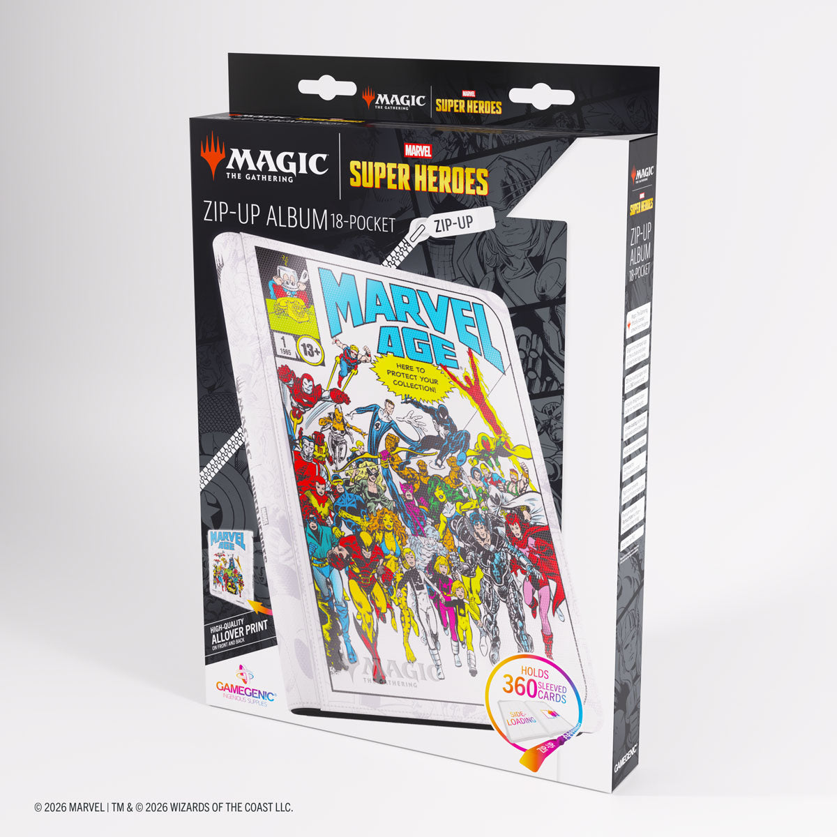 Gamegenic: Magic The Gathering: Msh Marvel Super Heroes: 18-Pocket Zip-Up Album: Marvel Age image 13