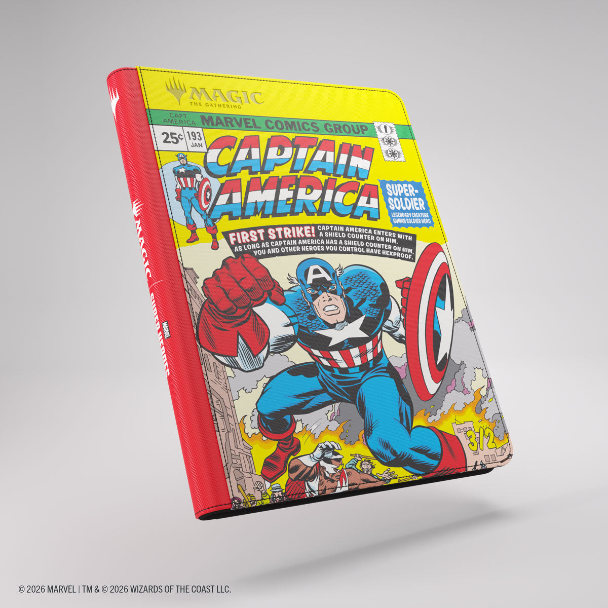 Gamegenic: Magic The Gathering: Msh Marvel Super Heroes: 18-Pocket Zip-Up Album: Captain America And Black Panther image 11