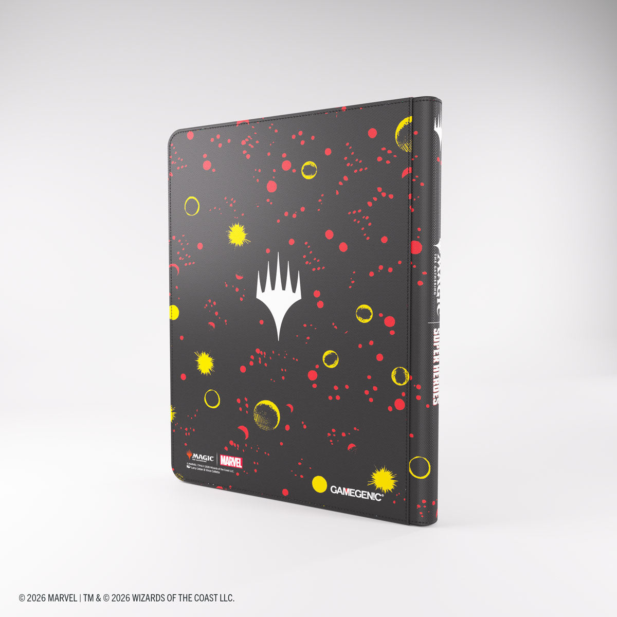 Gamegenic: Magic The Gathering: Msh Marvel Super Heroes: 18-Pocket Zip-Up Album: Doctor Doom And Spider-Man image 1
