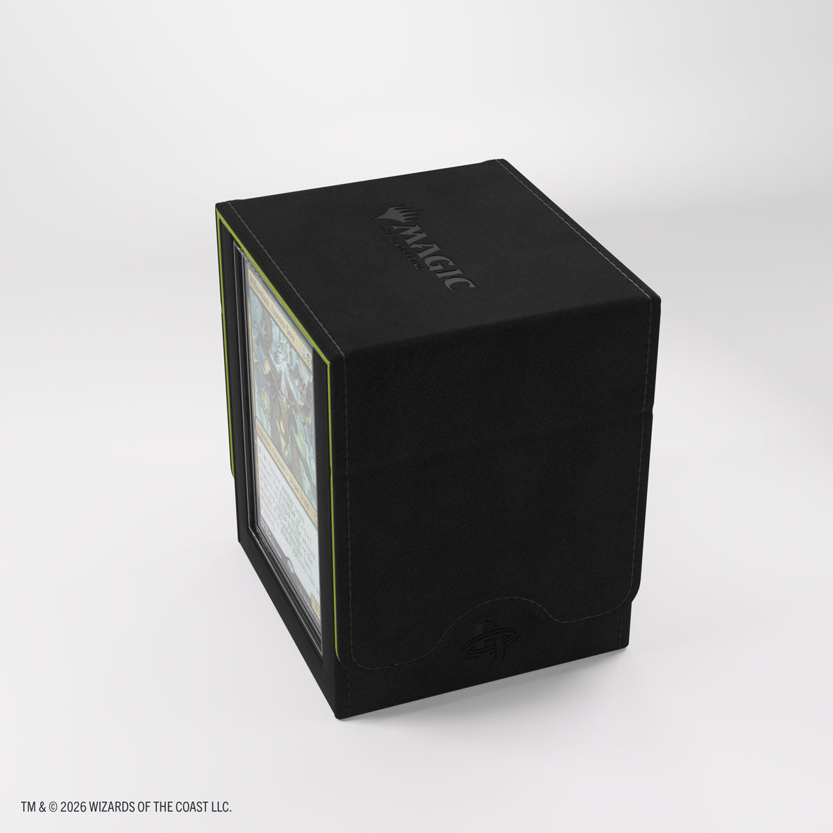 Gamegenic: Magic The Gathering: Secrets Of Strixhaven: Squire Plus 100 Xl: Black And Green