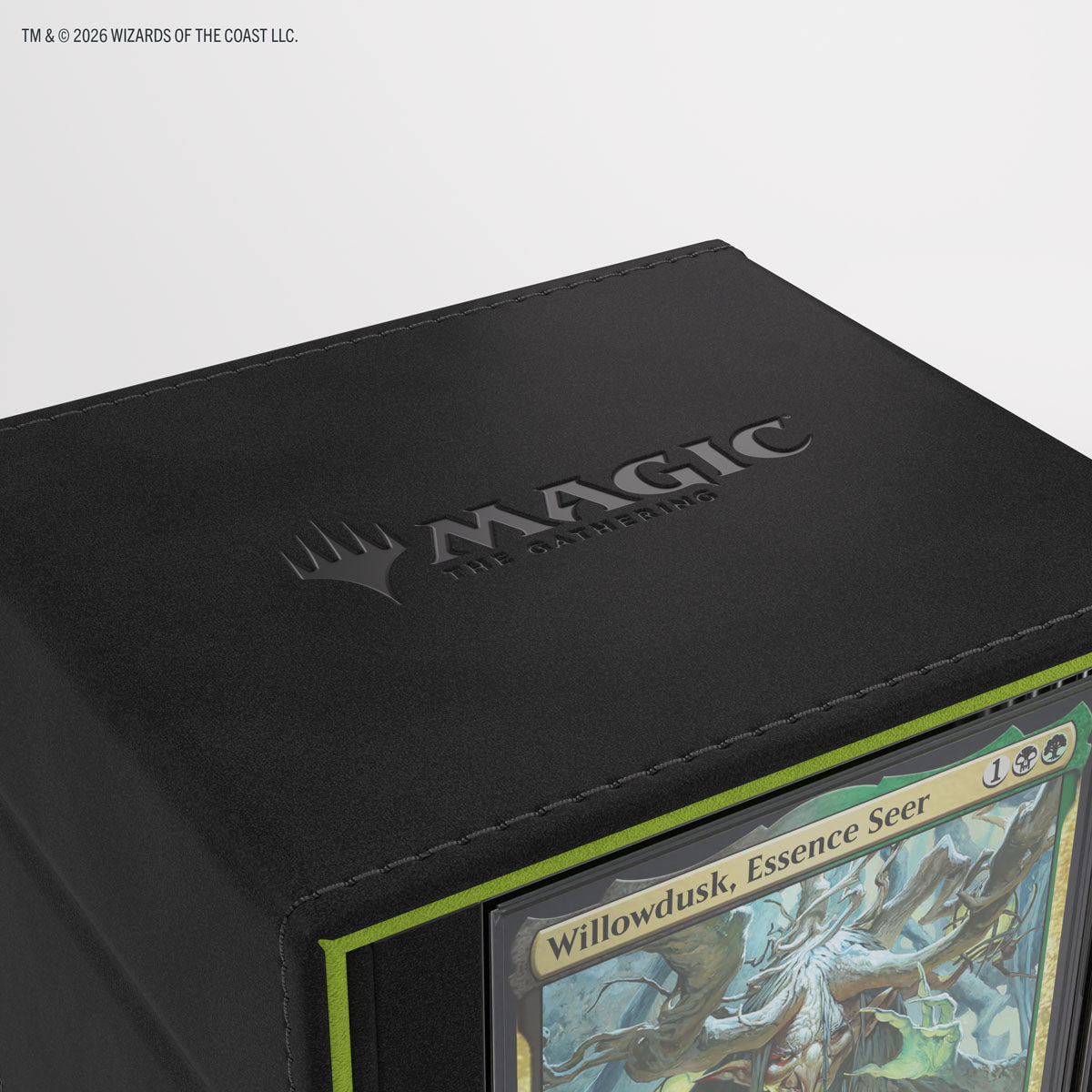 Gamegenic: Magic The Gathering: Secrets Of Strixhaven: Squire Plus 100 Xl: Black And Green