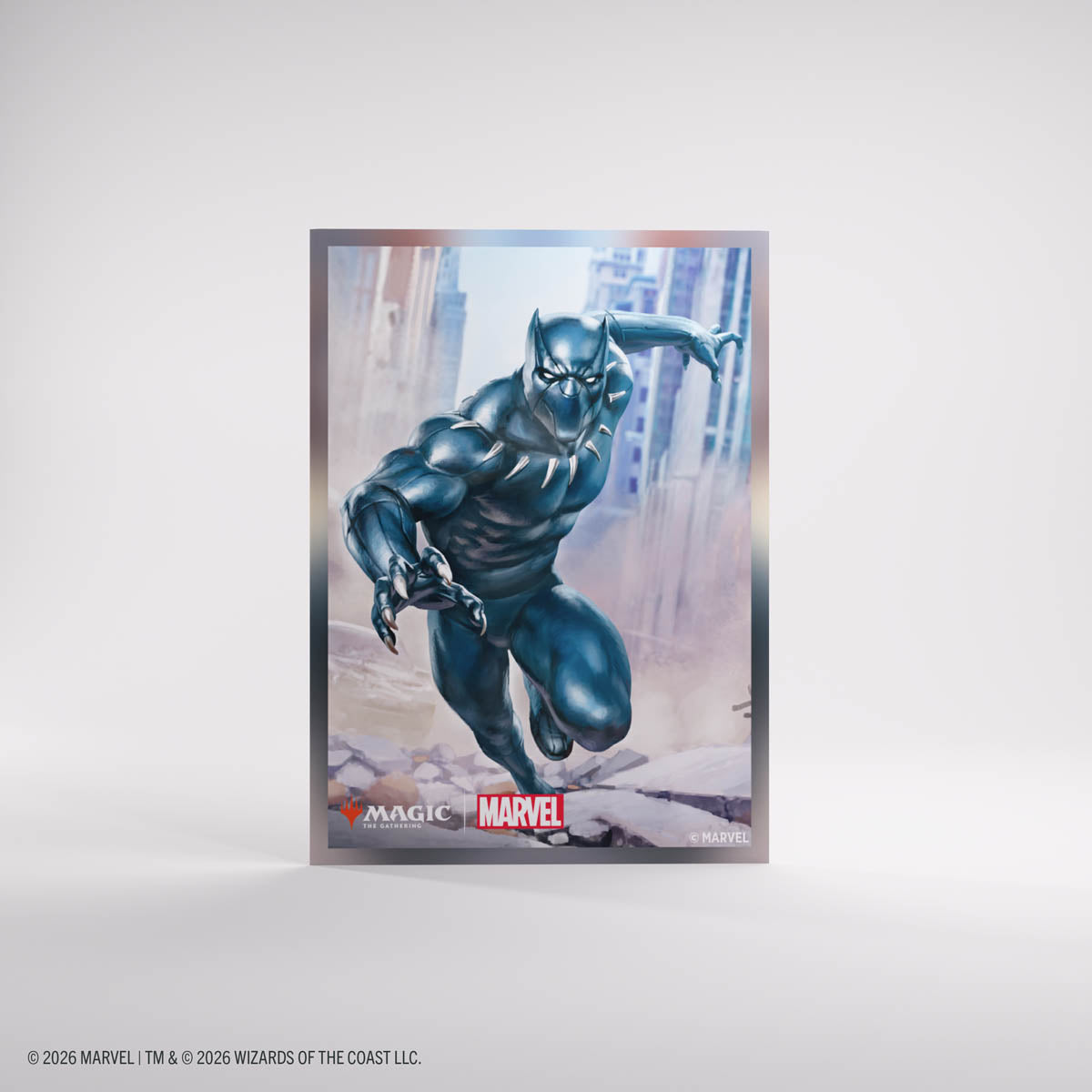 Gamegenic: Magic The Gathering: Msh Marvel Super Heroes: Premium Art Sleeves: Black Panther image 2