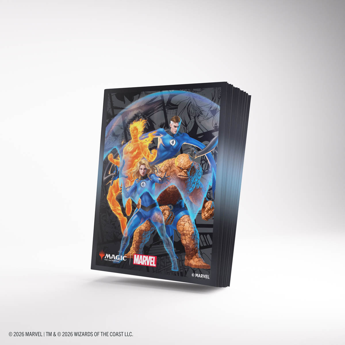 Gamegenic: Magic The Gathering: Msh Marvel Super Heroes: Premium Art Sleeves: The Fantastic Four image 1