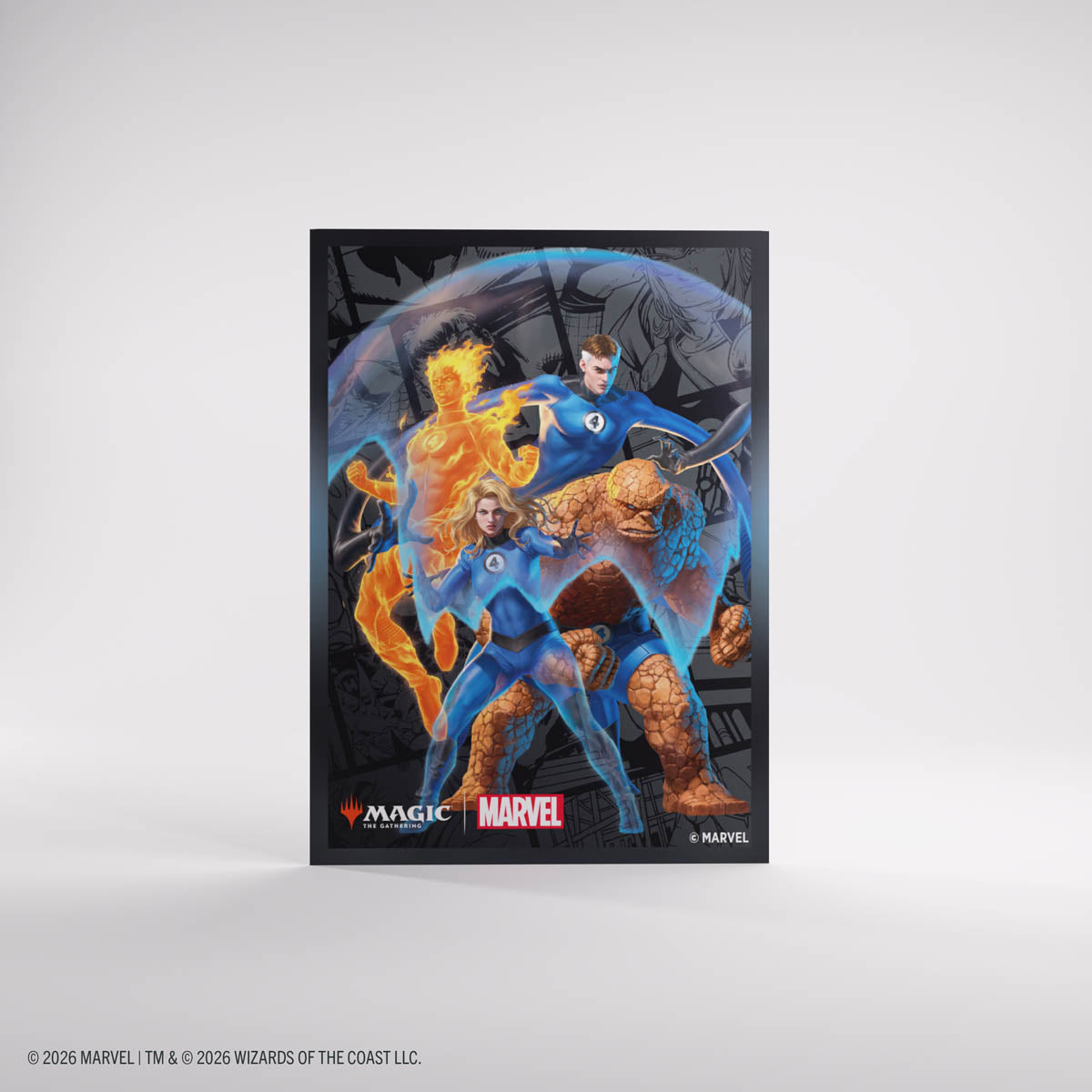 Gamegenic: Magic The Gathering: Msh Marvel Super Heroes: Premium Art Sleeves: The Fantastic Four image 2