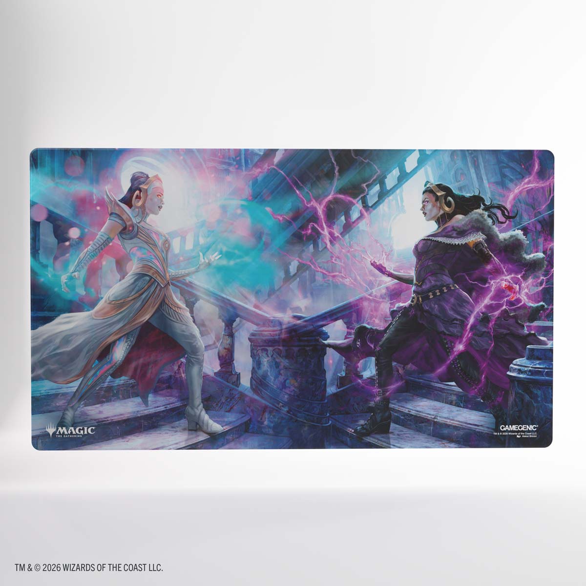 Magic: The Gathering | Reality Fracture Shiny Playmat - Liliana, Devoted Healer/Liliana, Callous Nec - image 2