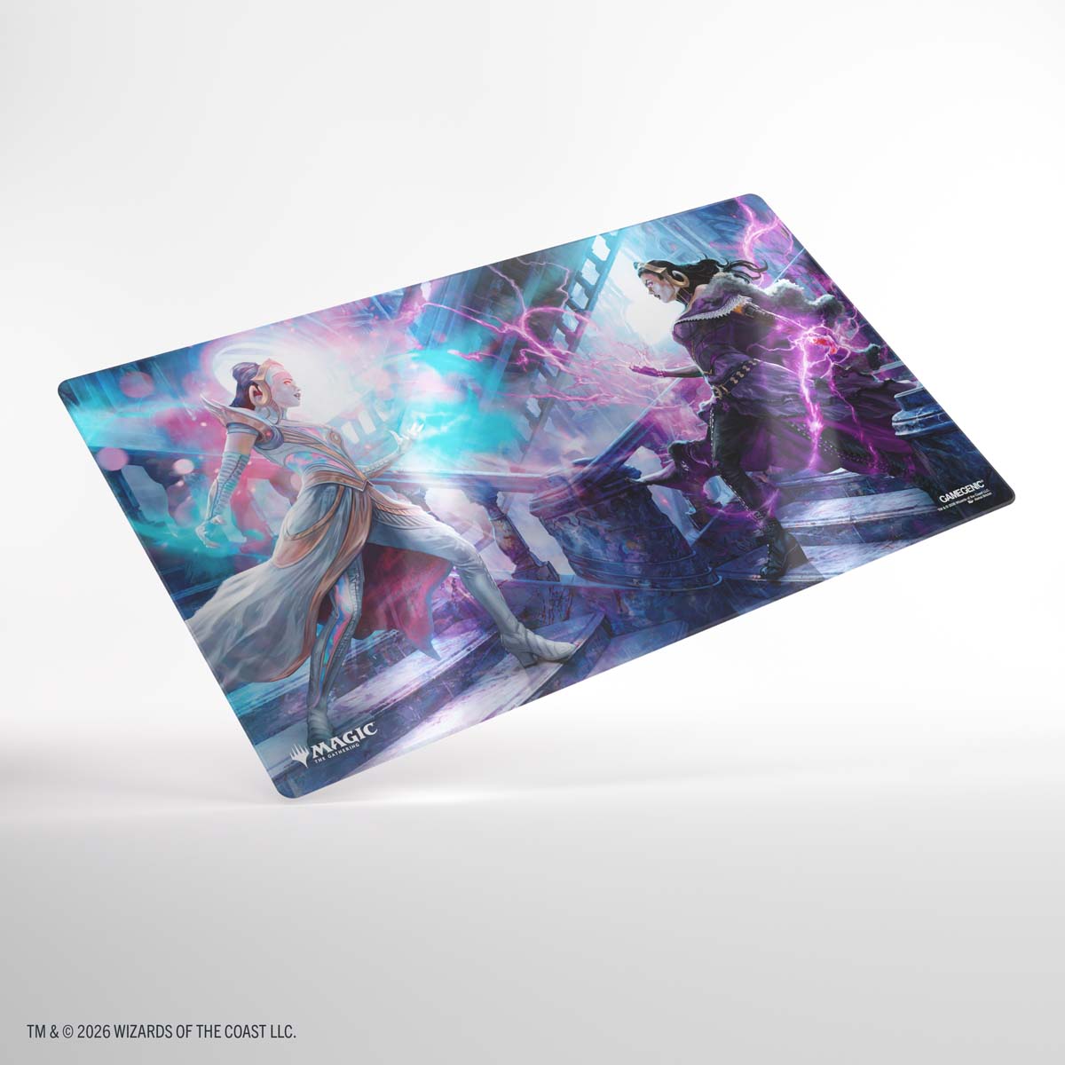 Magic: The Gathering | Reality Fracture Shiny Playmat - Liliana, Devoted Healer/Liliana, Callous Nec - image 1