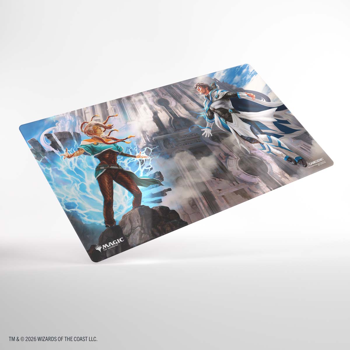 Magic: The Gathering | Reality Fracture Shiny Playmat - Tam Beleren, Conflicted/Jace, Building Reali - image 1