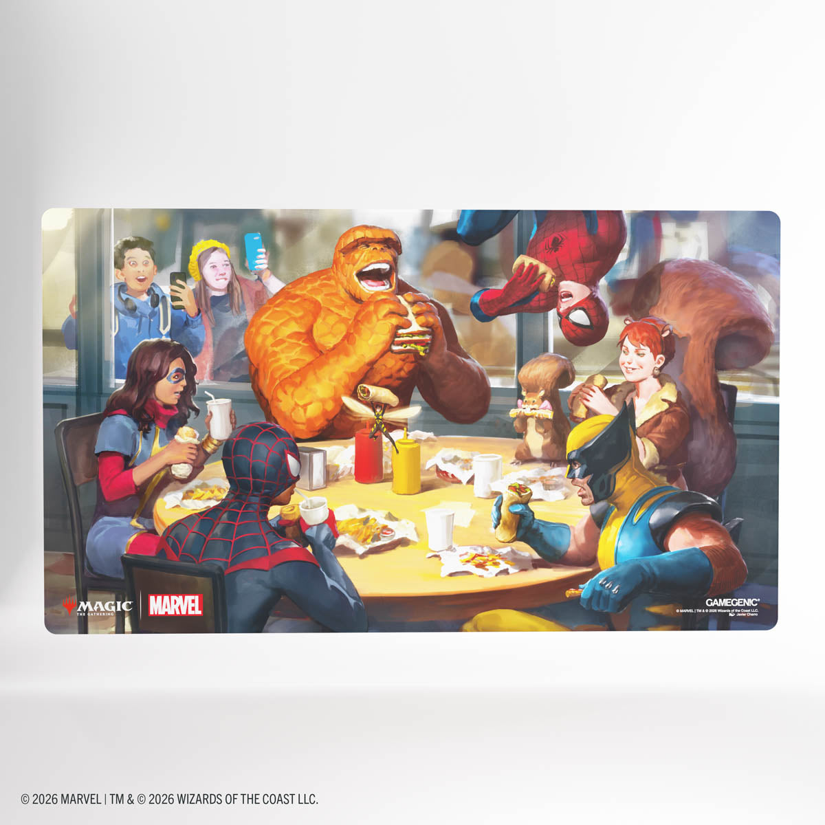 Gamegenic: Magic The Gathering: Msh Marvel Super Heroes: Prime Playmat: Heroic Feast image 1