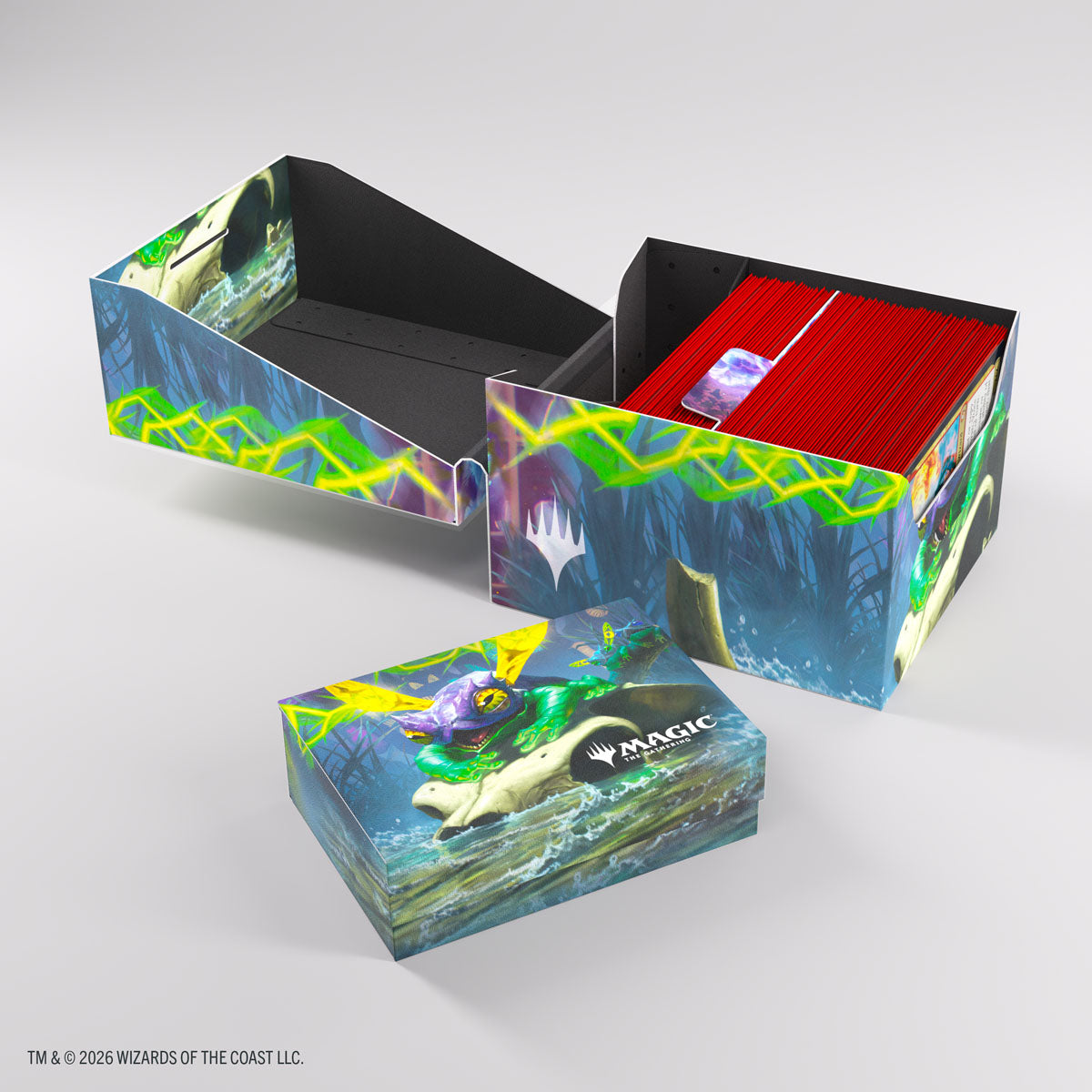 Gamegenic: Magic The Gathering: Secrets Of Strixhaven: Soft Crate 100 Xl Sideloading: Character 3 And Commander 5