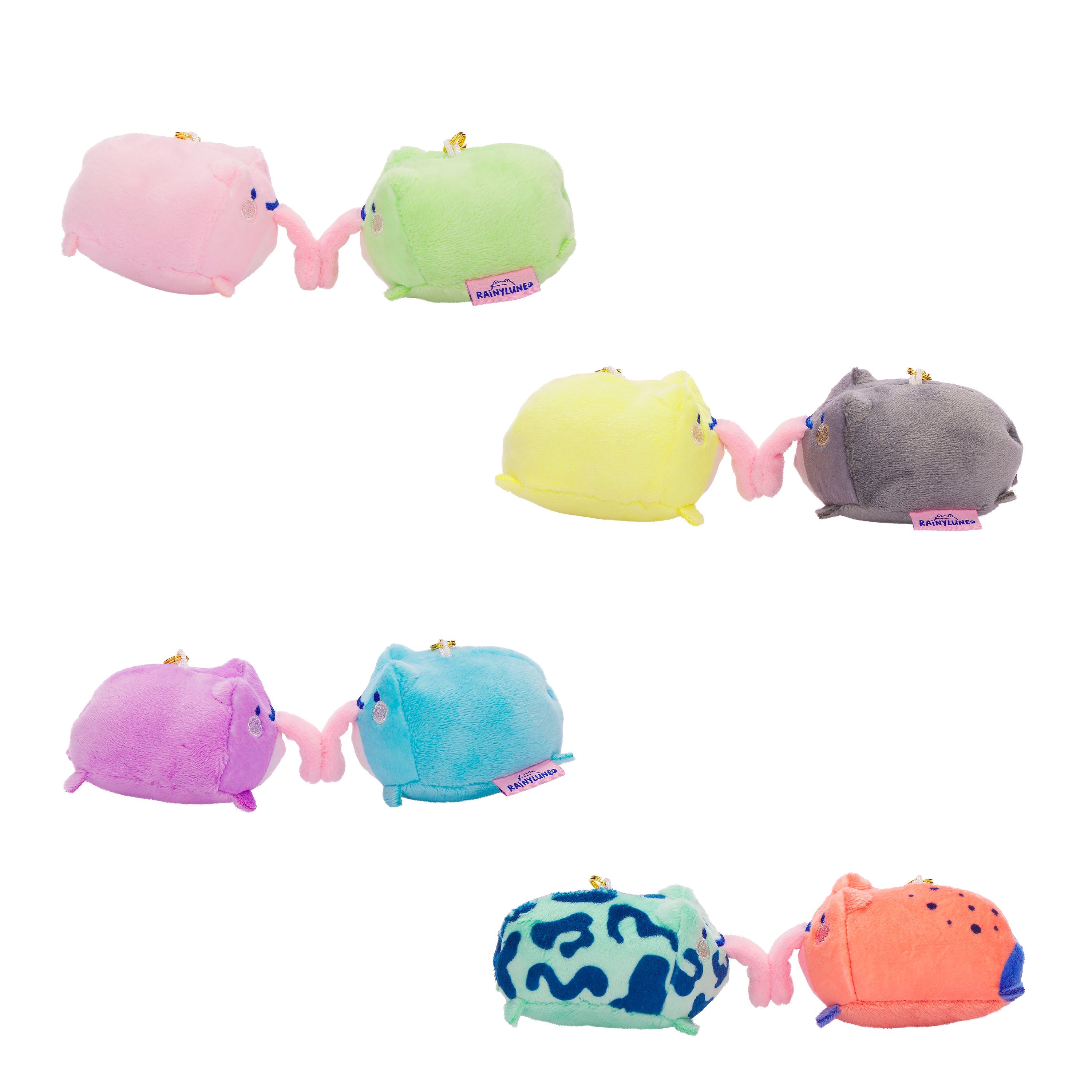 BLIND BOX Rainylune Kissing Frogs NPC Magnetic Tongues Plush