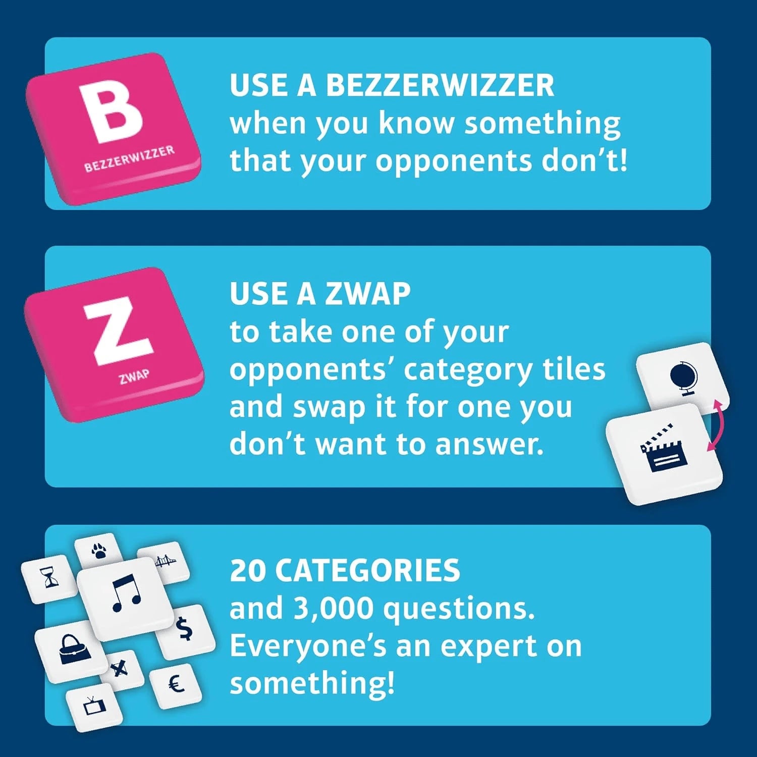 BEZZERWIZZER: Game of Trivia, Tactics and Trickery