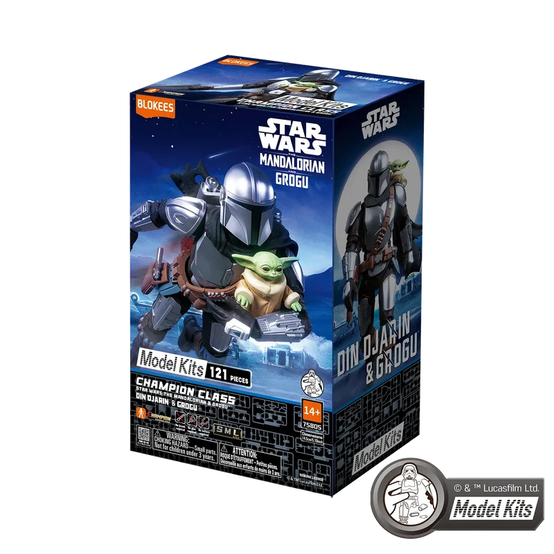 STAR WARS: THE MANDALORIAN & GROGU™ CHAMPION CLASS 05 DIN DJARIN™ & GROGU™ MODEL KITS