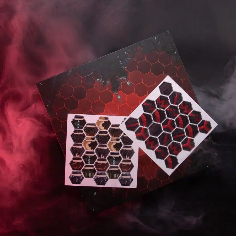 Heart: The City Beneath Map and Sticker Sheet