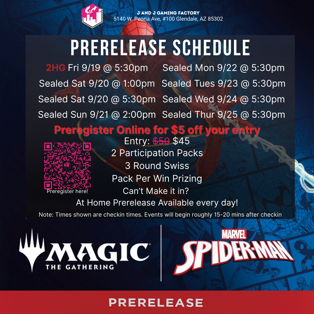 Magic the Gathering: Spider-man Prerelease Event