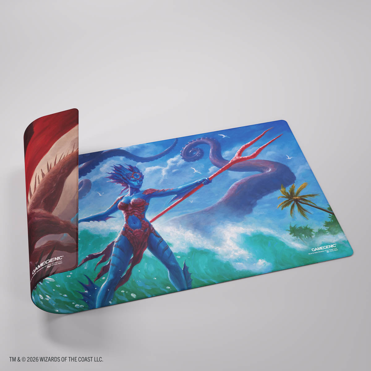 Magic: The Gathering | Reality Fracture Double-sided Playmat - Kiora of Salt and Sand/Kiora of Fire  - image 10