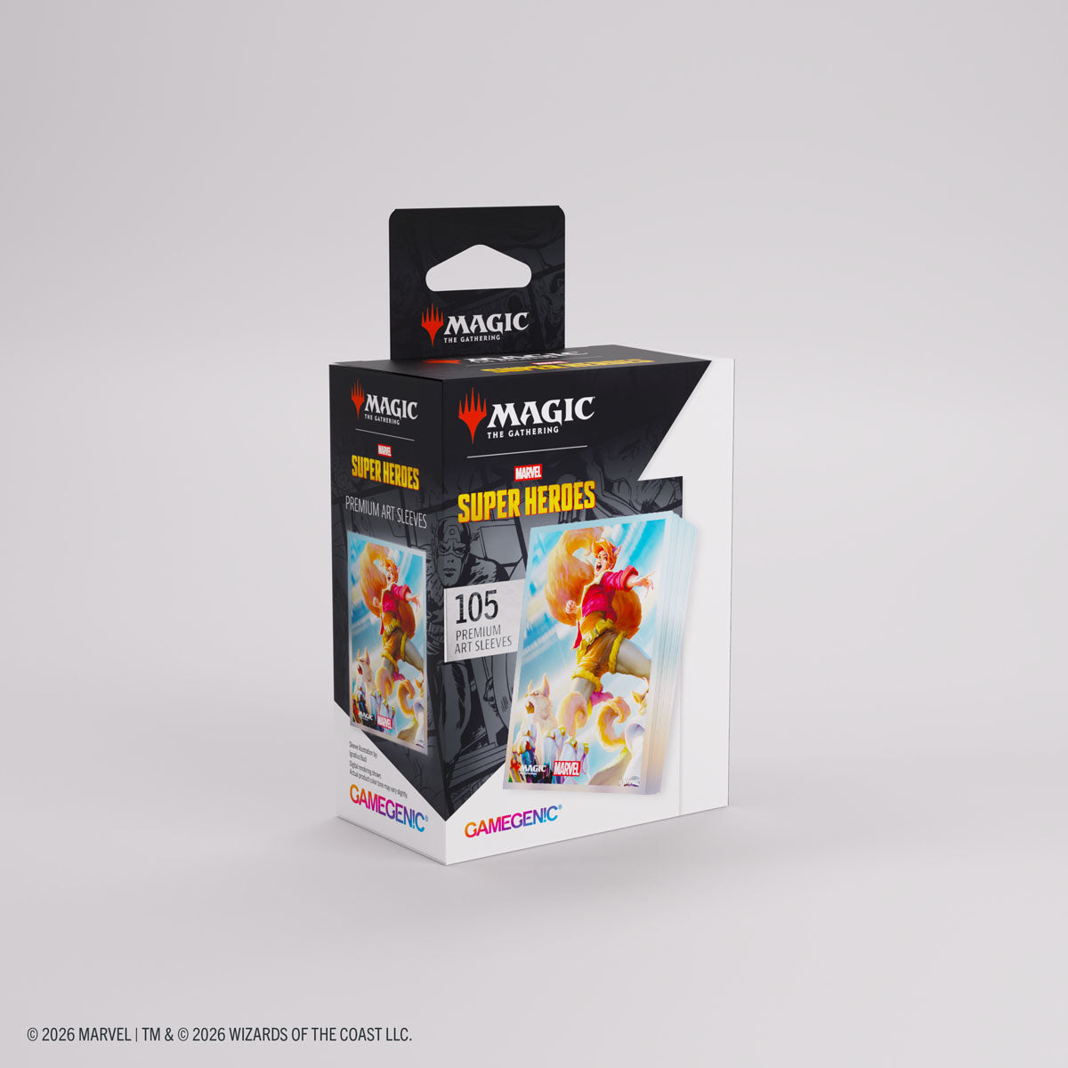 Gamegenic: Magic The Gathering: Msh Marvel Super Heroes: Premium Art Sleeves: Go Nuts! image 6