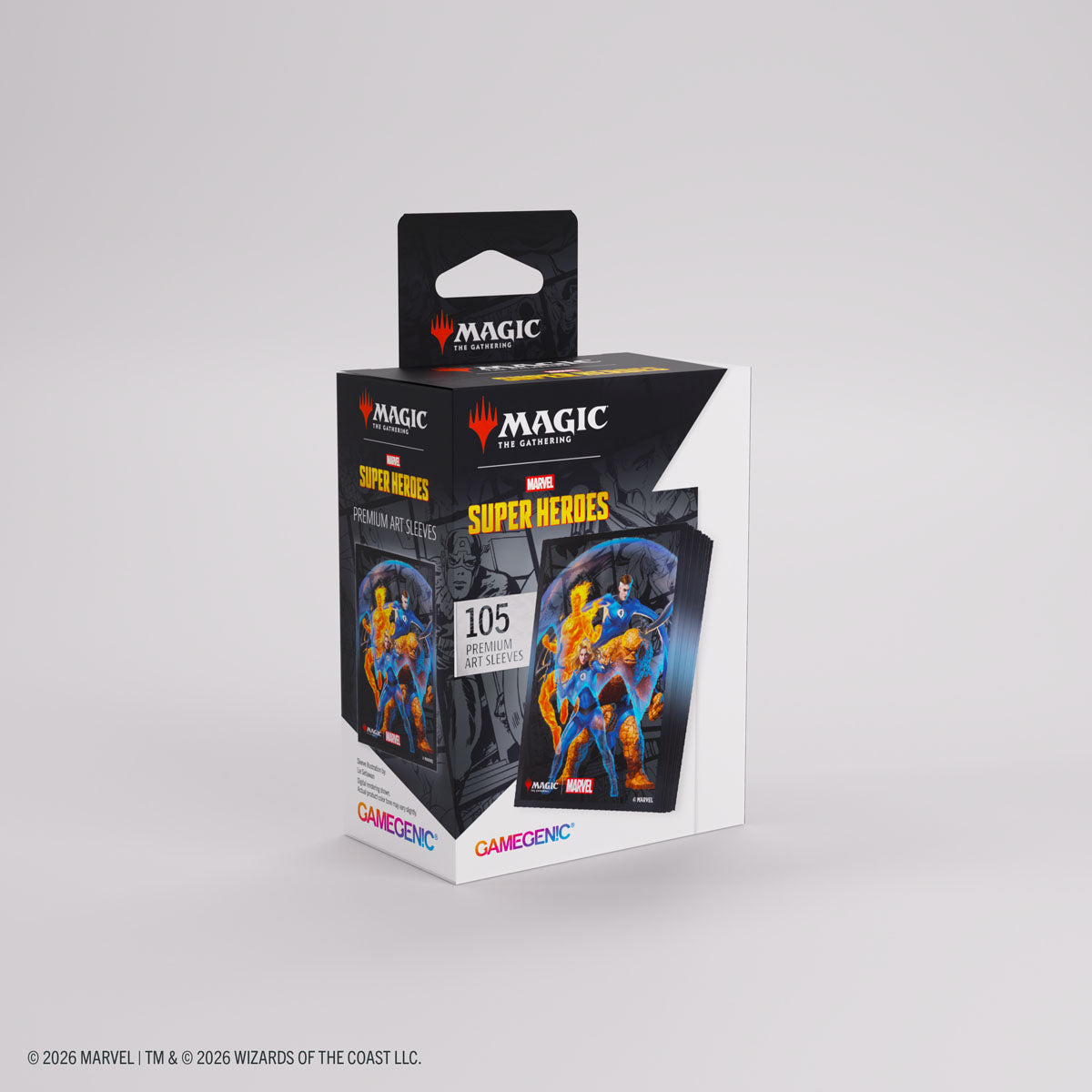 Gamegenic: Magic The Gathering: Msh Marvel Super Heroes: Premium Art Sleeves: The Fantastic Four image 6