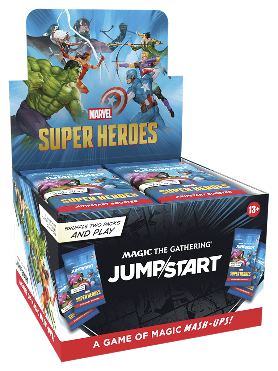 Magic The Gathering: Msh Marvel Super Heroes Jumpstart Booster Box (24CT)