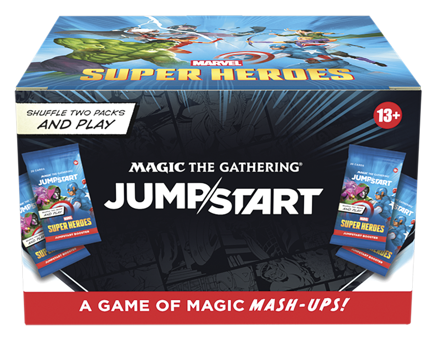Magic The Gathering: Msh Marvel Super Heroes Jumpstart Booster Box (24CT)