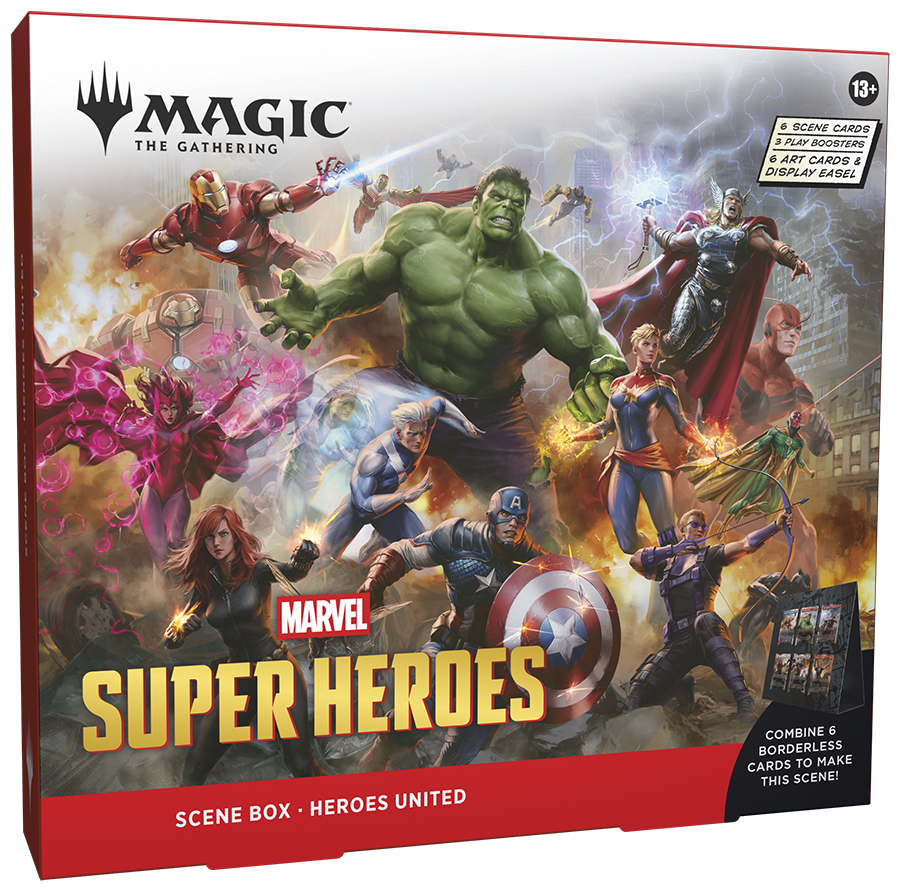 Magic The Gathering: Msh Marvel Super Heroes Scene Box (Heroes United)
