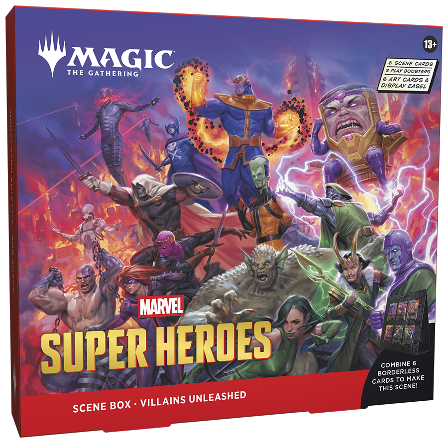 Magic The Gathering: Msh Marvel Super Heroes Scene Box (Villains Unleashed)
