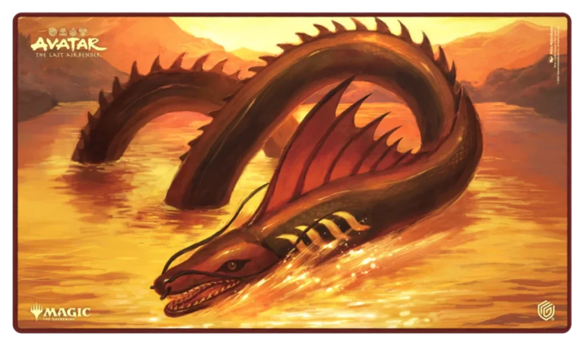 Magic playmat- Avatar The Last Airbender- The Unagi of Kyoshi Island