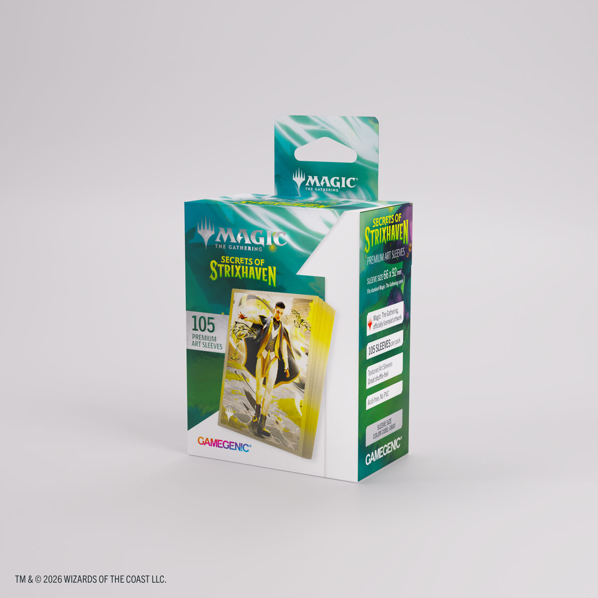 Gamegenic: Magic The Gathering: Secrets Of Strixhaven: Premium Art Sleeves: Commander 1 Box