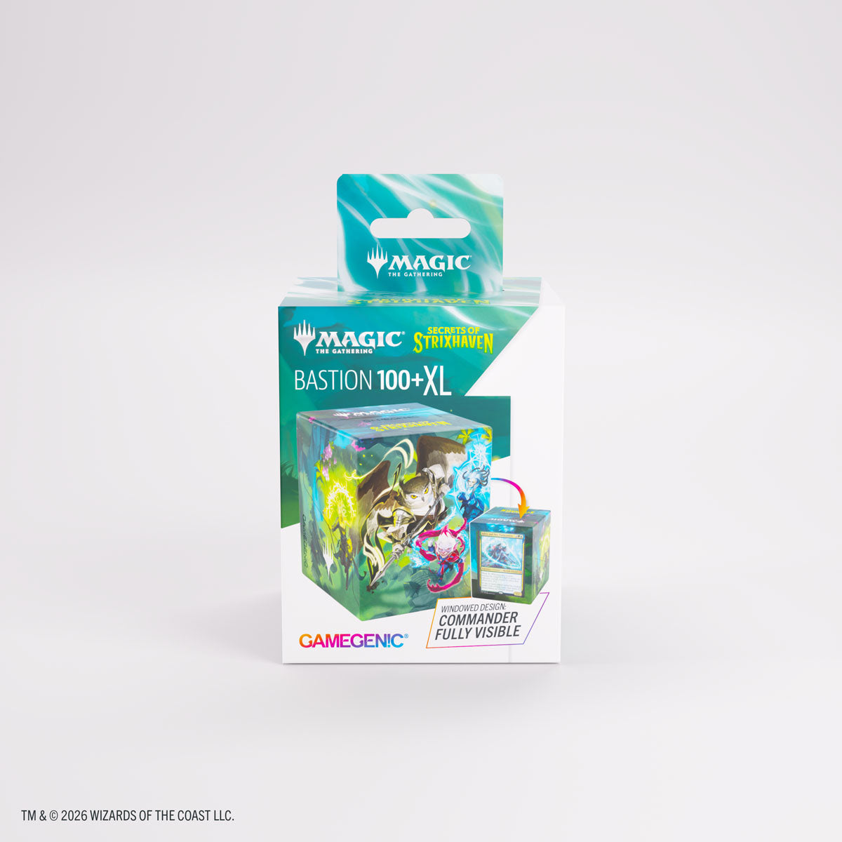 Gamegenic: Magic The Gathering: Secrets Of Strixhaven: Bastion 100 Xl: Iconic Characters 1