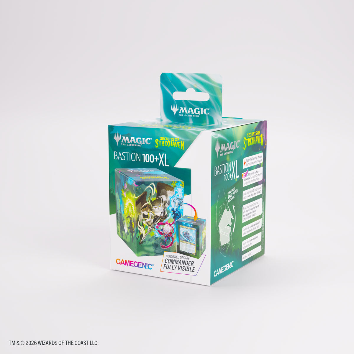 Gamegenic: Magic The Gathering: Secrets Of Strixhaven: Bastion 100 Xl: Iconic Characters 1