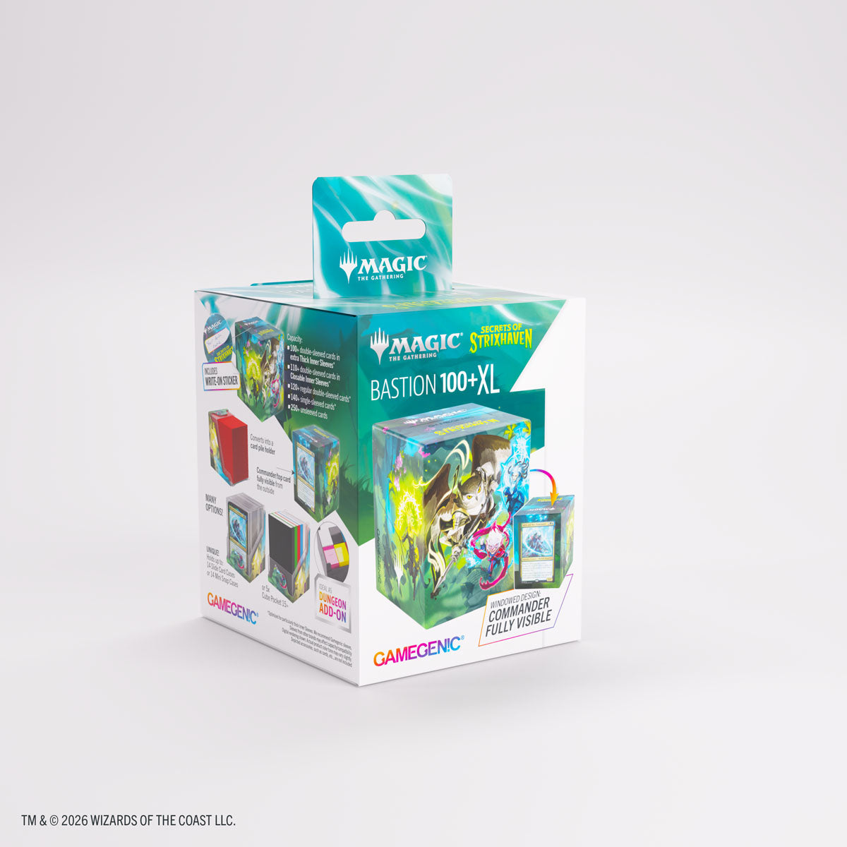 Gamegenic: Magic The Gathering: Secrets Of Strixhaven: Bastion 100 Xl: Iconic Characters 1
