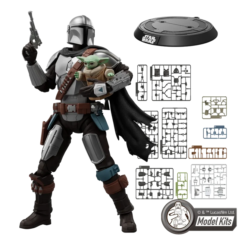 STAR WARS: THE MANDALORIAN & GROGU™ CHAMPION CLASS 05 DIN DJARIN™ & GROGU™ MODEL KITS