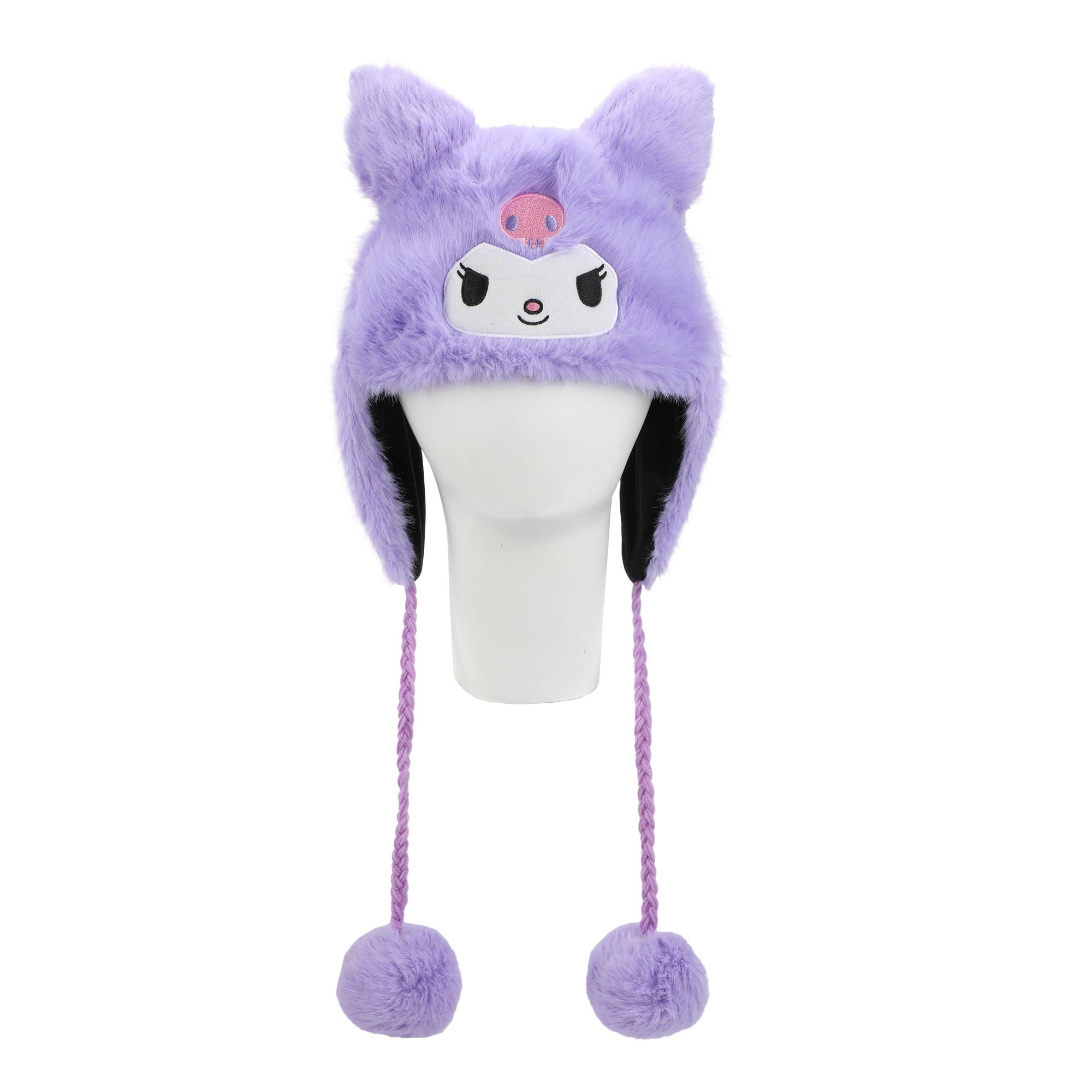 Kuromi-Inspired Purple Plush Laplander