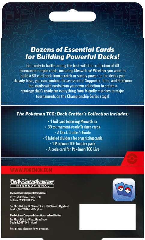 Pokemon Deck Crafter's Collection